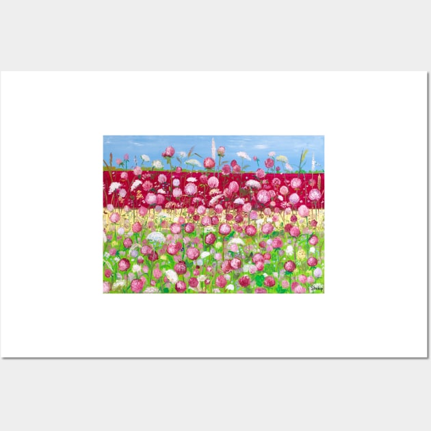 Clover Field in Italy Wall Art by NataliaShchip